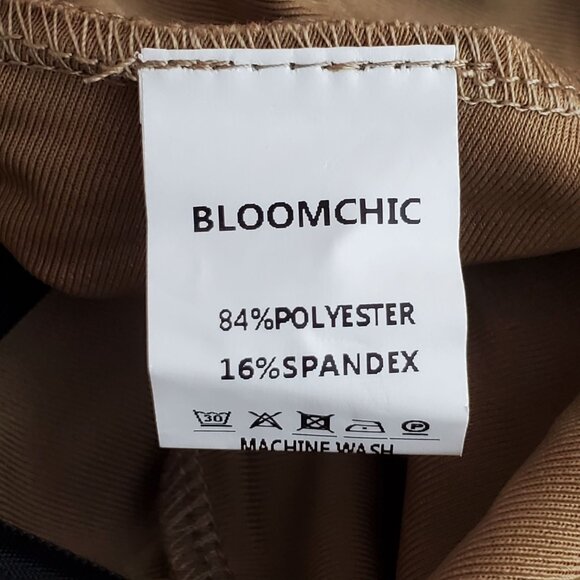 Bloomchic Womens Plus Size 22-24 Beige Bloomers Under Shorts With Lace Trim NWT - Picture 10 of 12